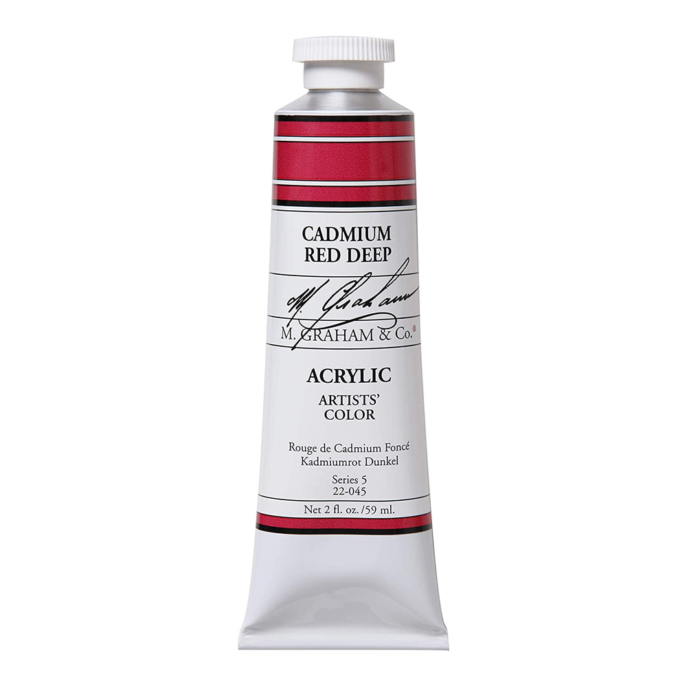 M. Graham Acrylic 59 ml Cadmium Red Deep