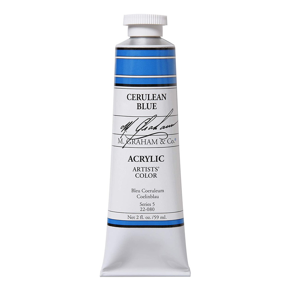 M. Graham Acrylic 59 ml Cerulean Blue