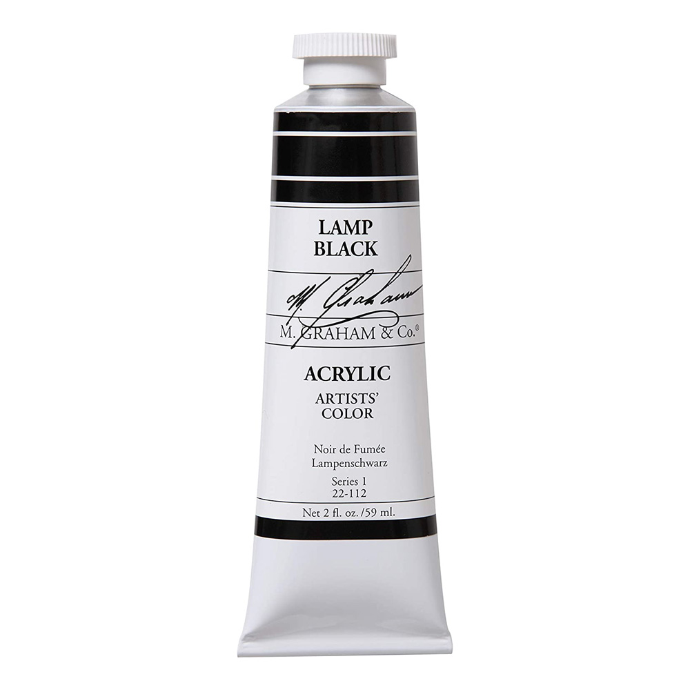 M. Graham Acrylic 59 ml Lamp Black