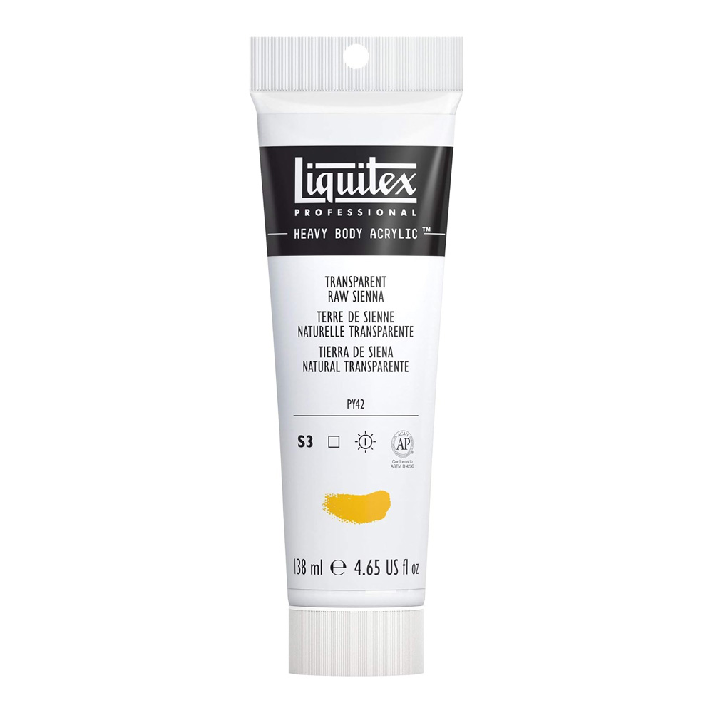 Liquitex Hvy Acrylic 4.65 oz Trans Raw Sienna