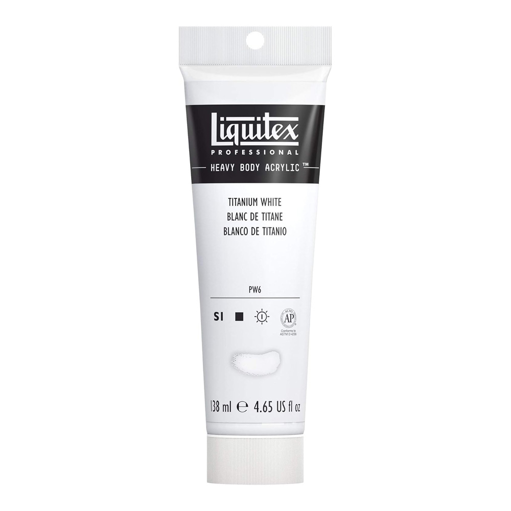 Liquitex Hvy Acrylic 4.65 oz Titanium White