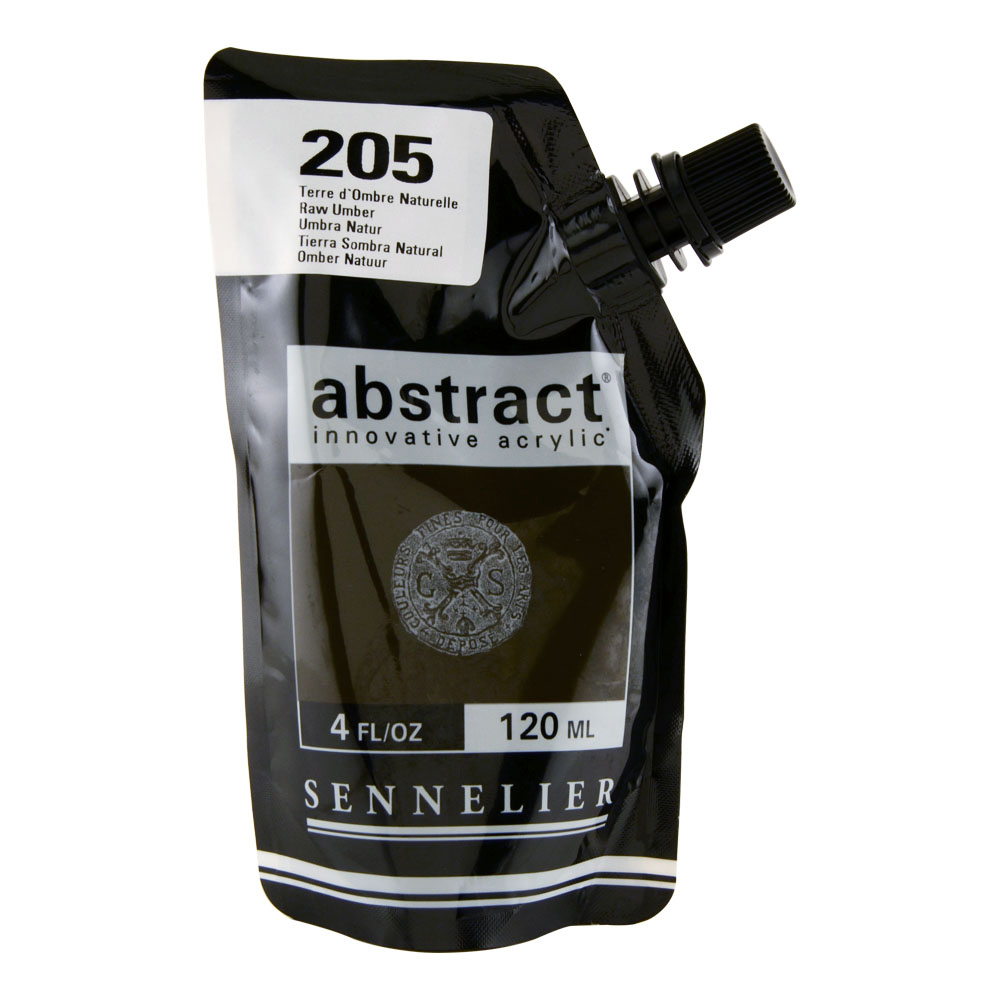 Abstract Acrylic 120 ml Raw Umber