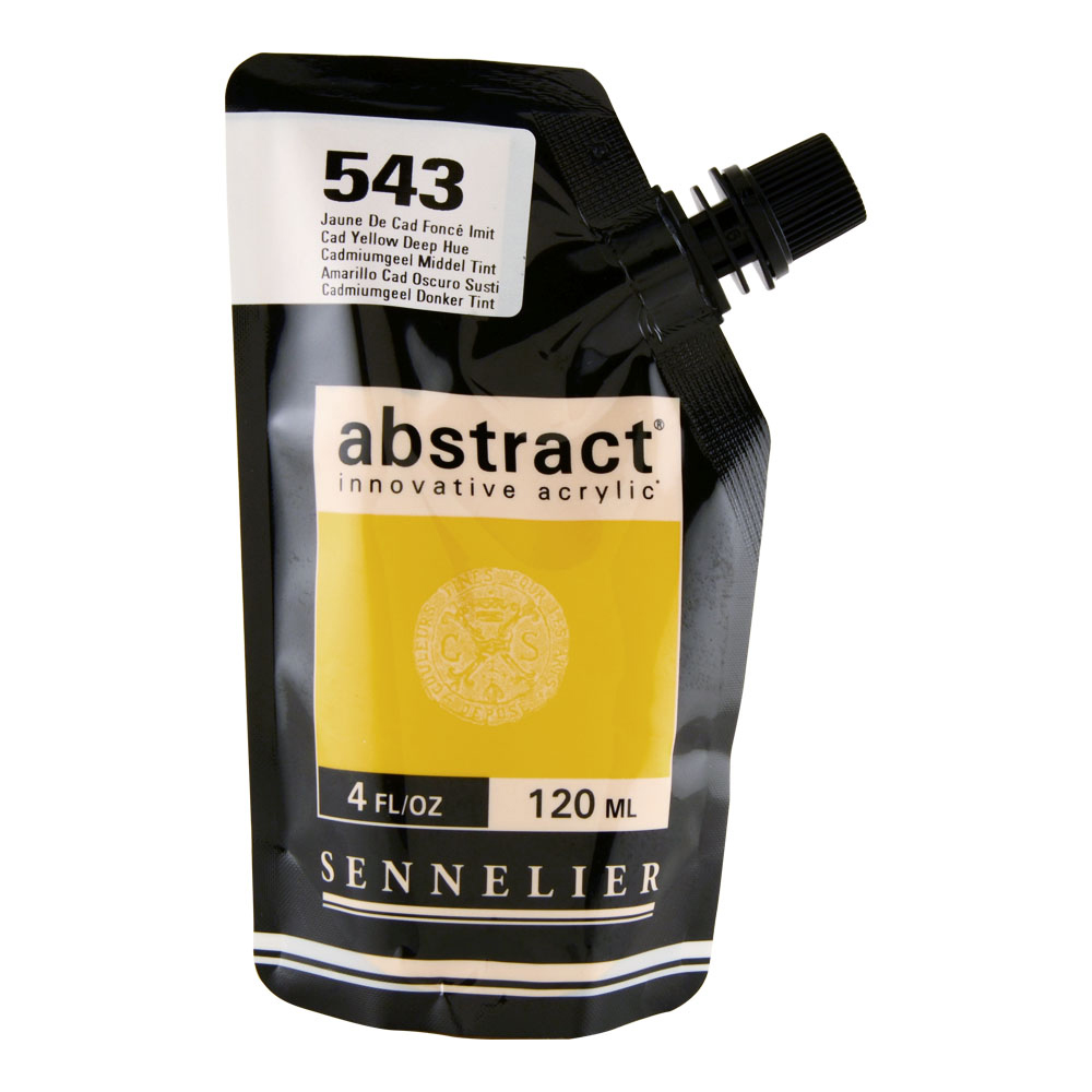 Abstract Acrylic 120 ml Cad Yellow Deep Hue