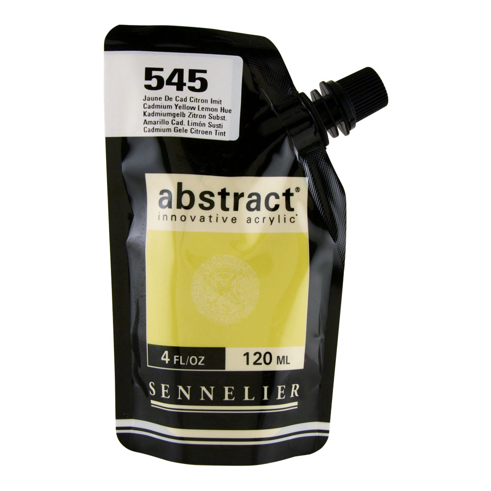 Abstract Acrylic 120 ml Cad Yellow Lemon Hue