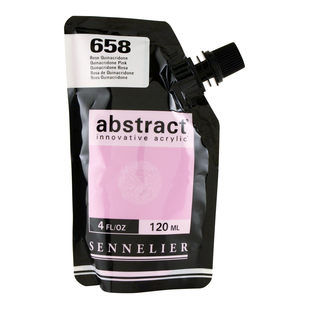 Abstract Acrylic 120 ml Quinacridone Pink