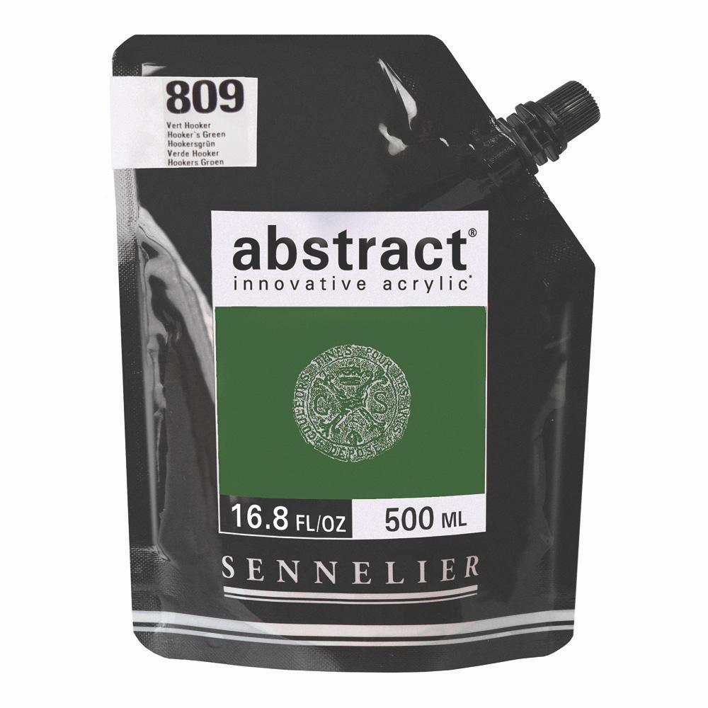 Abstract Acrylic 500 ml Hooker's Green