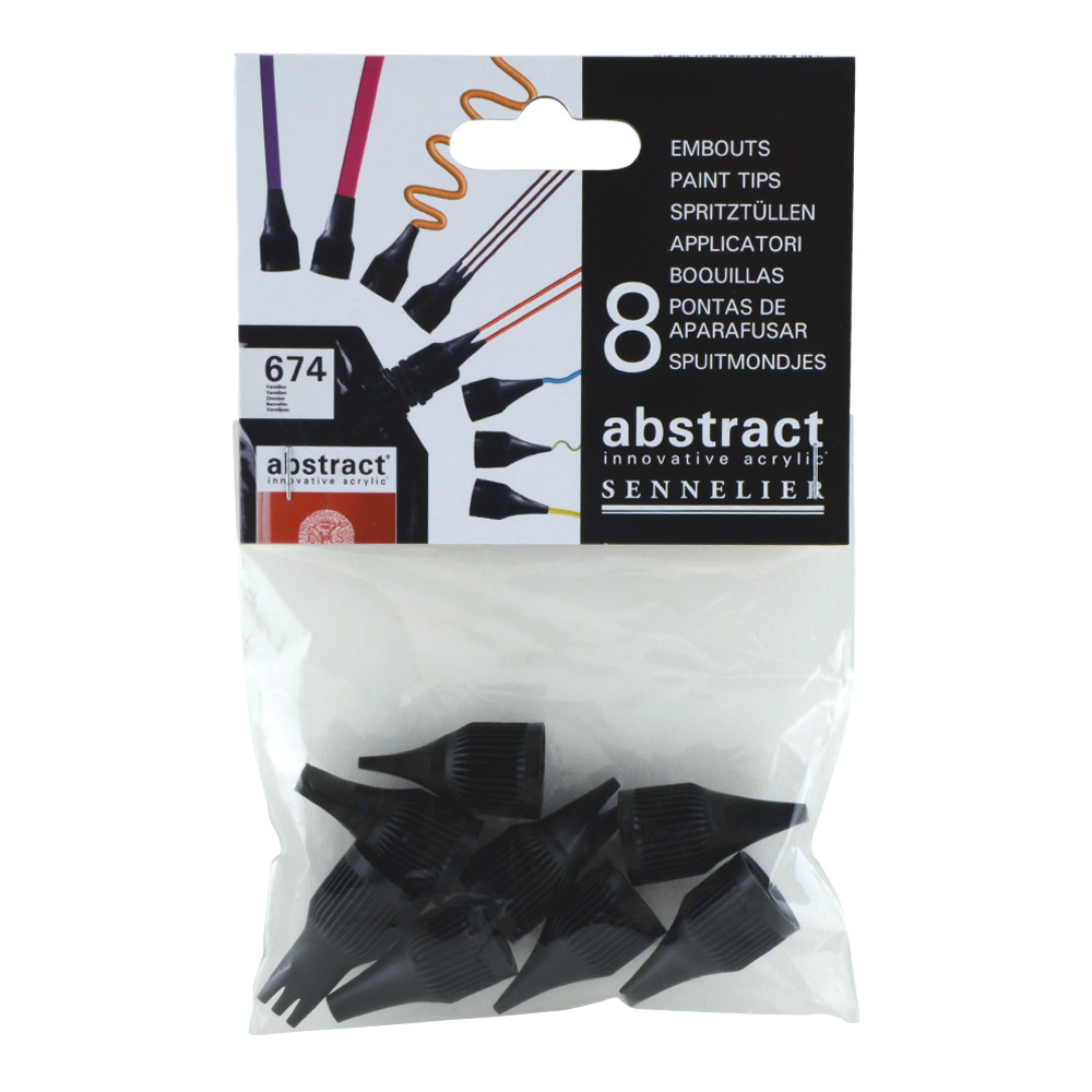 Abstract Acrylic Set of 8 Assorted Tips