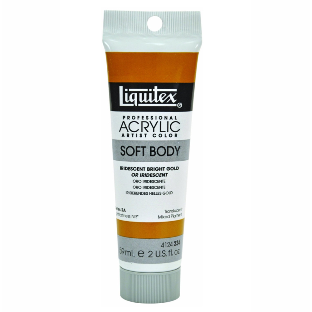 Liquitex Soft Acryl 2 oz Irid Bright Gold