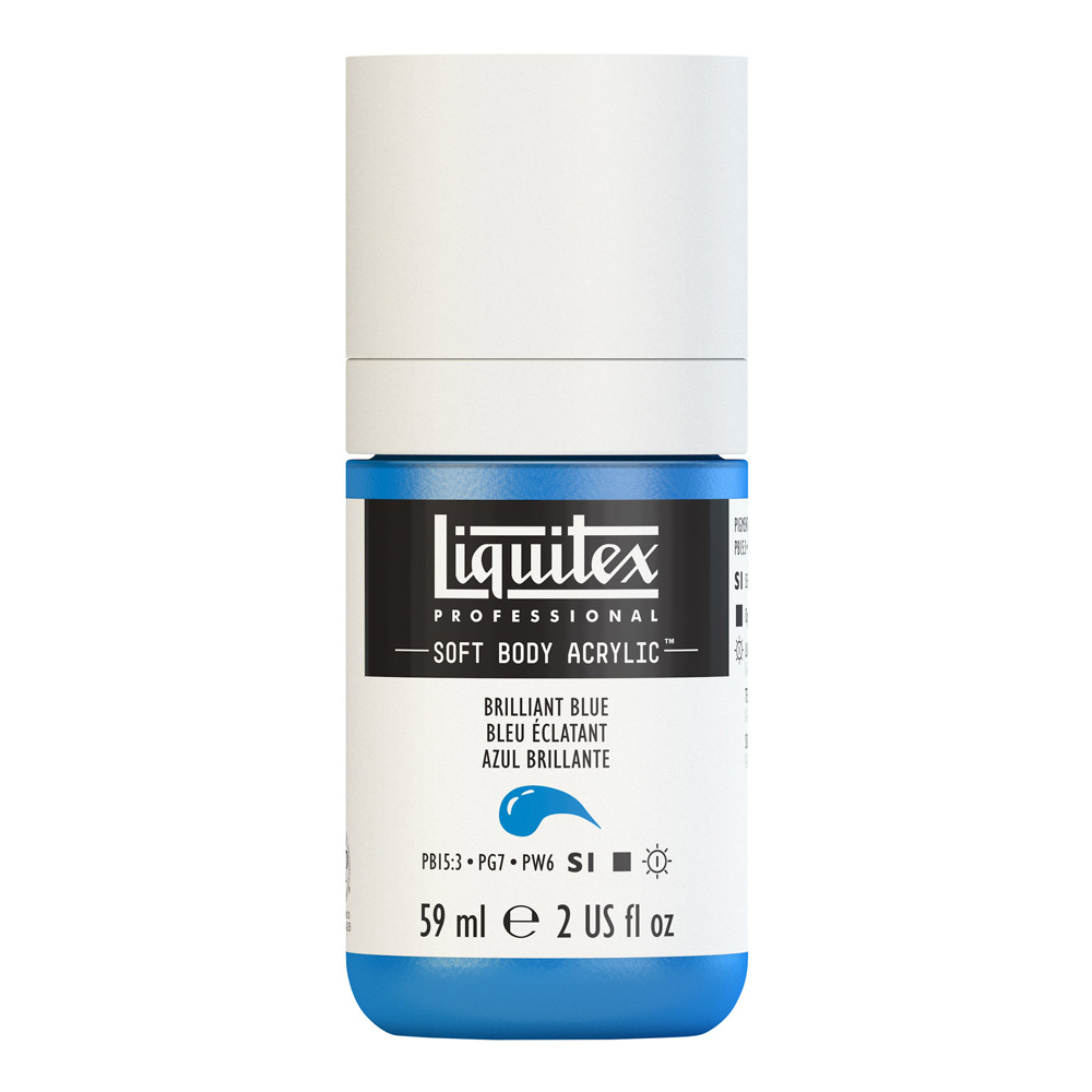 Liqtx Soft Acryl 2 oz Brilliant Blue