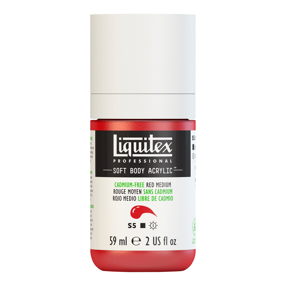 Liqtx Soft Acryl 2 oz Cad Free Red Med