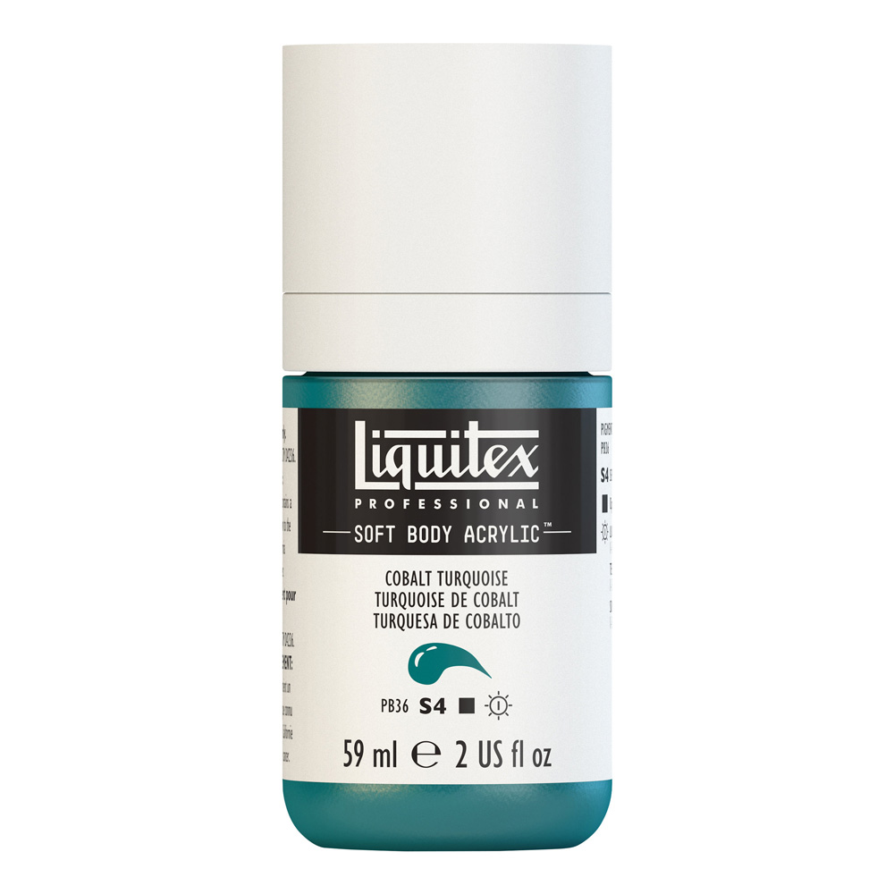 Liqtx Soft Acryl 2 oz Cobalt Turquoise