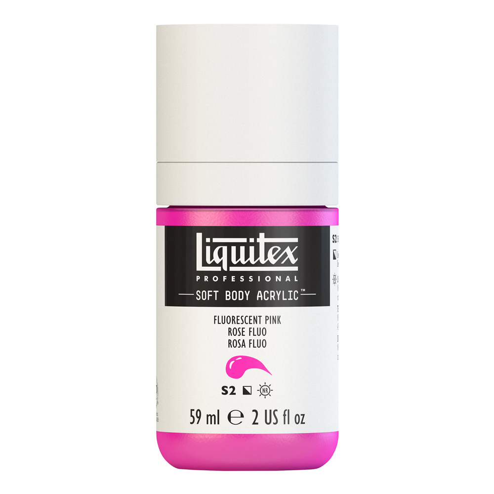 Liqtx Soft Acryl 2 oz Fluorescent Pink