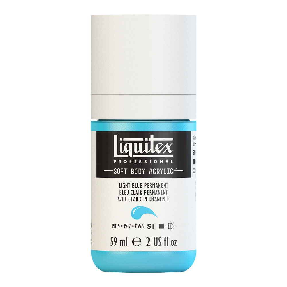 Liqtx Soft Acryl 2 oz Lt Blue Permanent