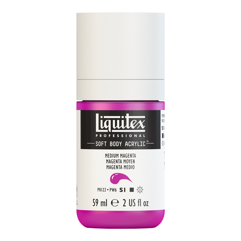 Liqtx Soft Acryl 2 oz Medium Magenta