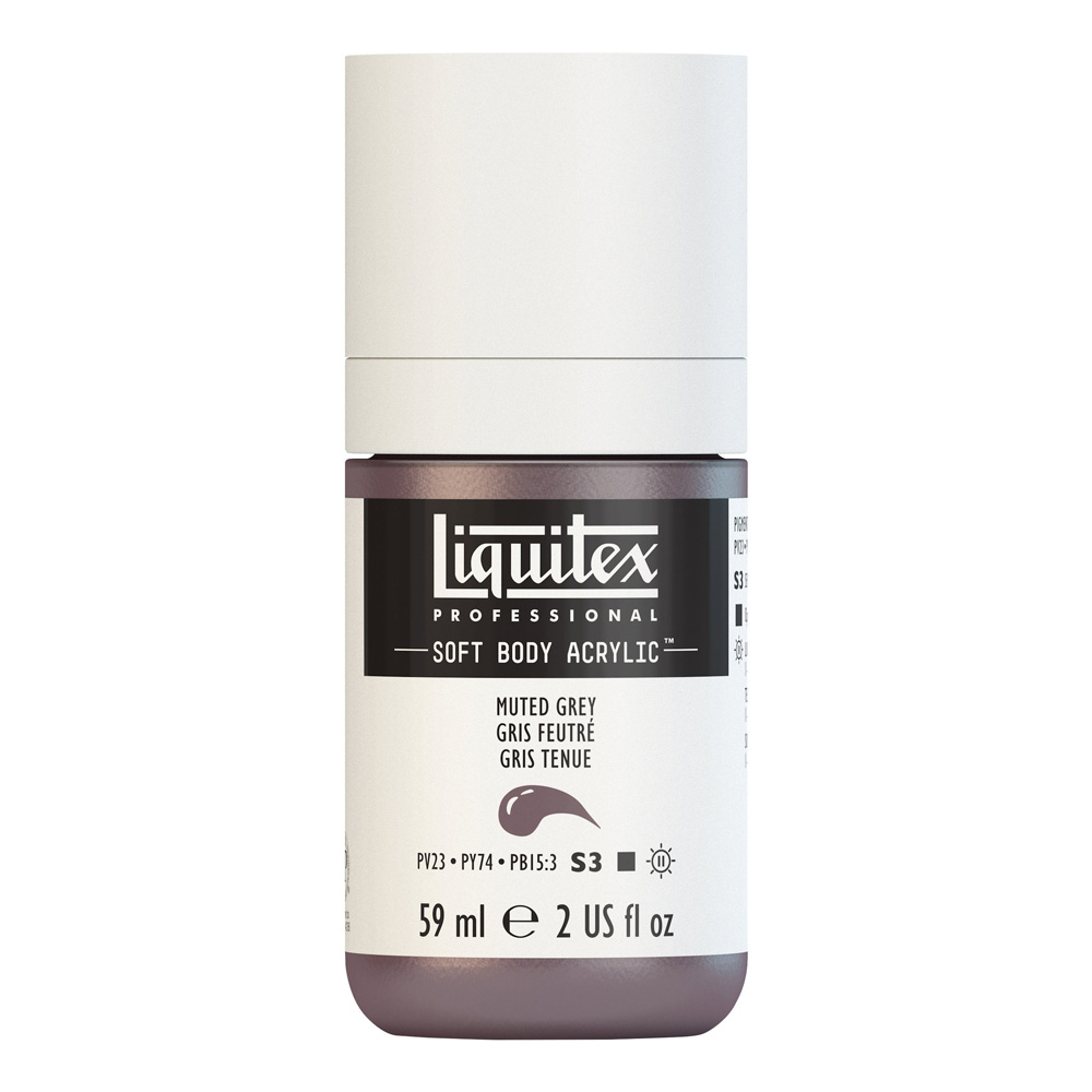 Liqtx Soft Acryl 2 oz Muted Grey