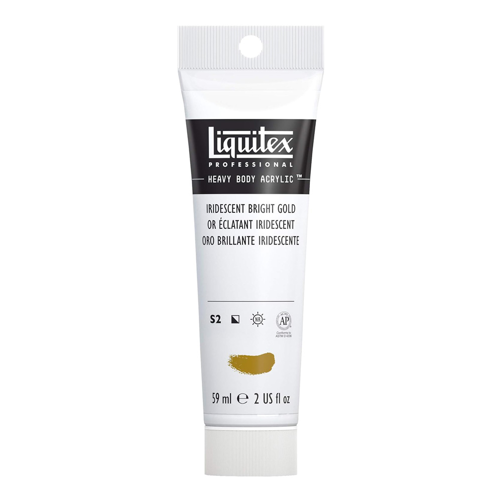 Liquitex Heavy Acrylic 2 oz Irid Bright Gold