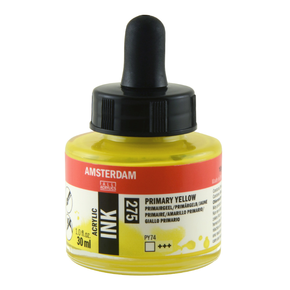 Amsterdam Acrylic Ink 30 ml Primary Yellow