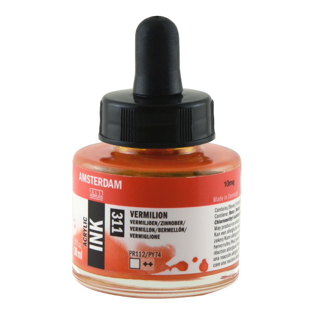 Amsterdam Acrylic Ink 30 ml Vermilion