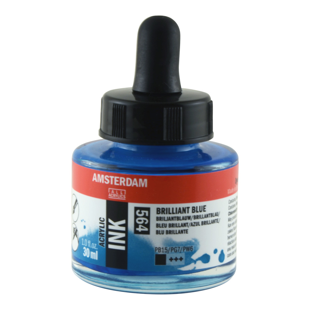 Amsterdam Acrylic Ink 30 ml Brillant Blue