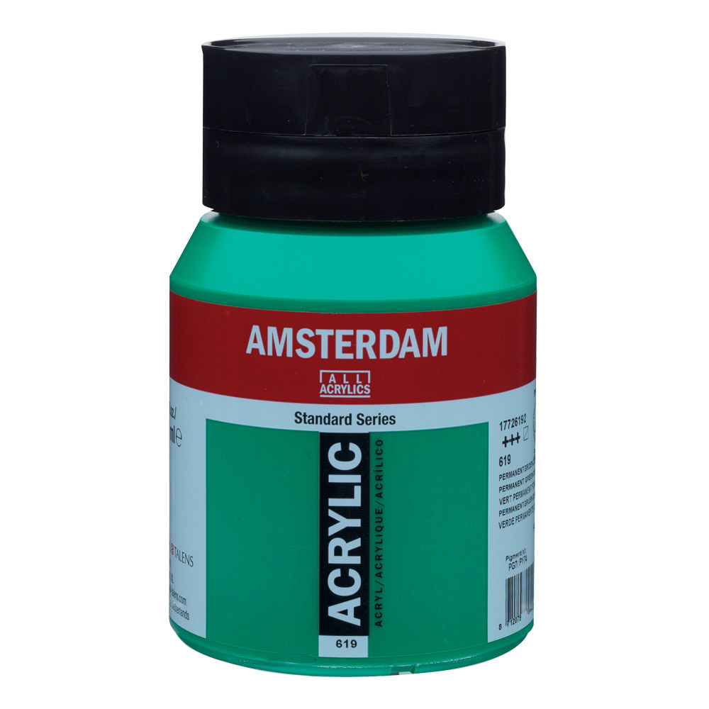 Amsterdam Acrylic 500 ml Permanent Green Dp