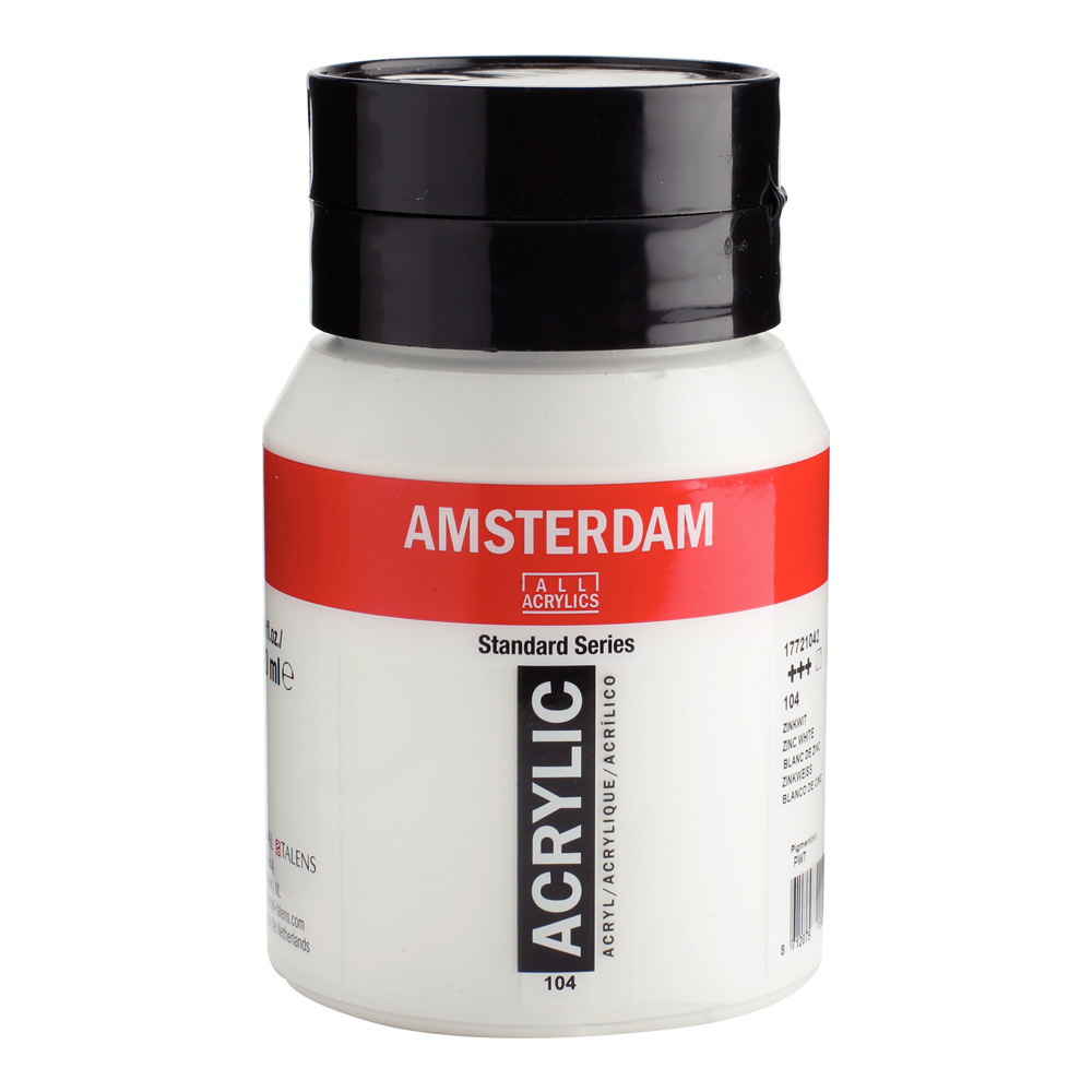 Amsterdam Acrylic 500 ml Zinc White
