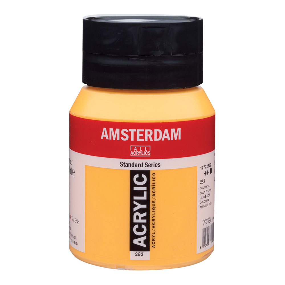 Amsterdam Acrylic 500 ml Gold Yellow