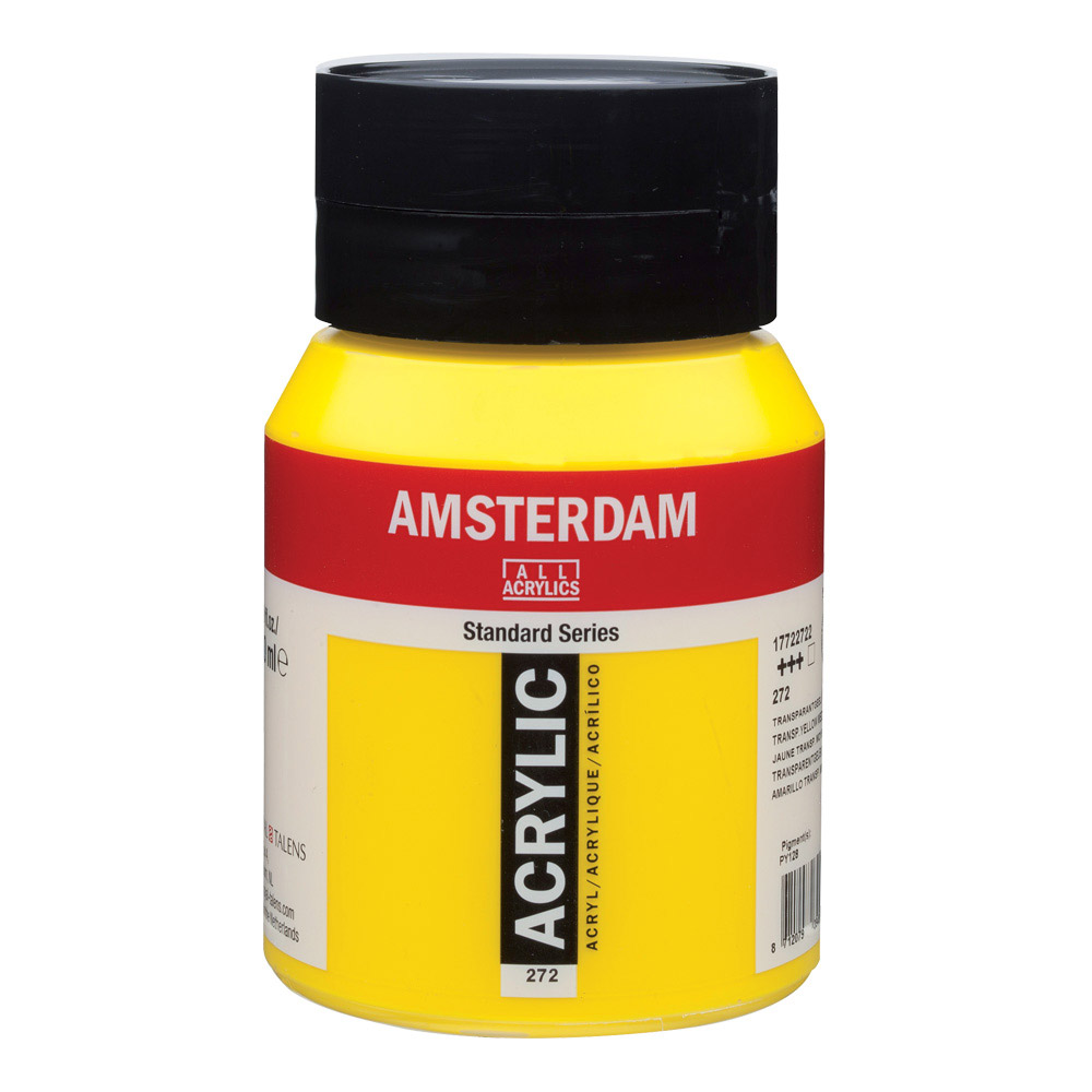 Amsterdam Acrylic 500 ml Transparent Yellow M