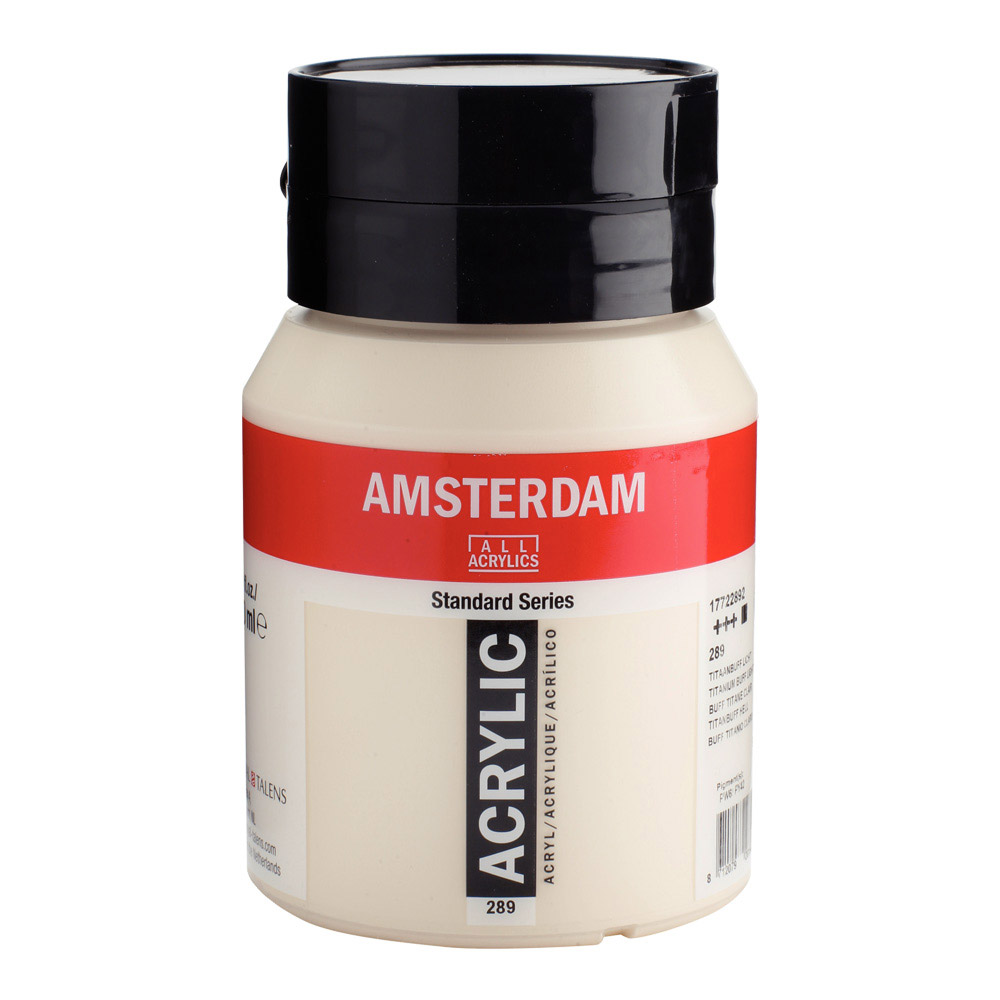 Amsterdam Acrylic 500 ml Titanium Buff Lt