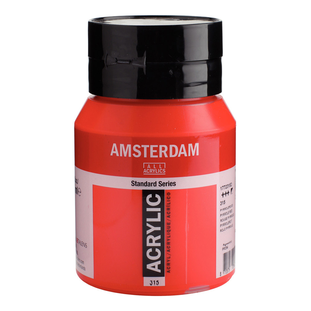 Amsterdam Acrylic 500 ml Pyrrole Red