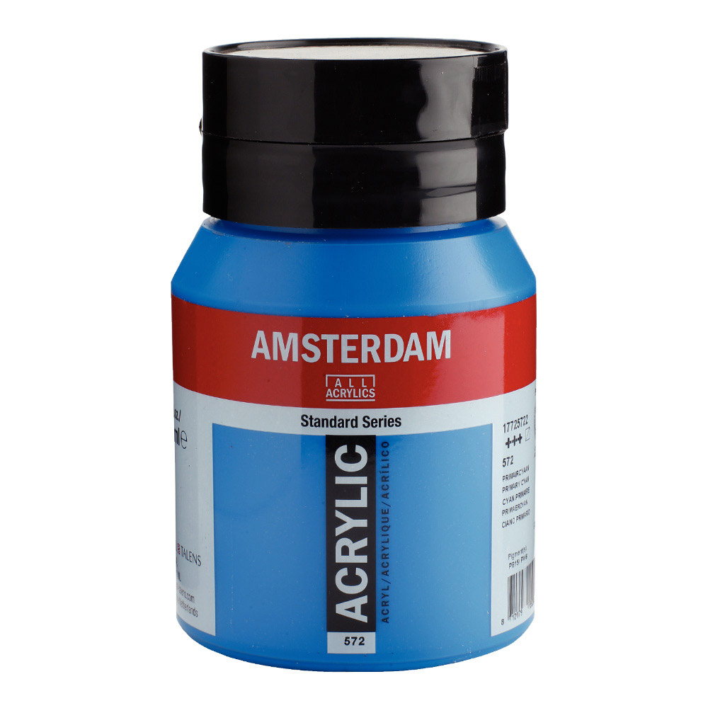 Amsterdam Acrylic 500 ml Primary Cyan