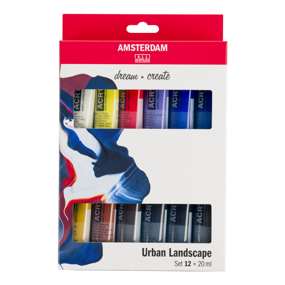 Amsterdam Acrylic 20 ml 12-Color Urban Ldscp