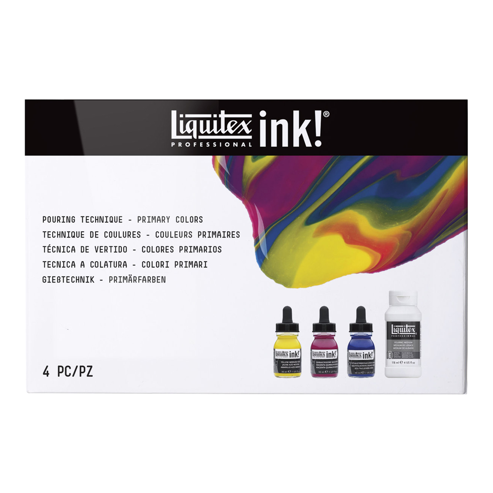 Liquitex Acrylic Ink Pouring Set Primary