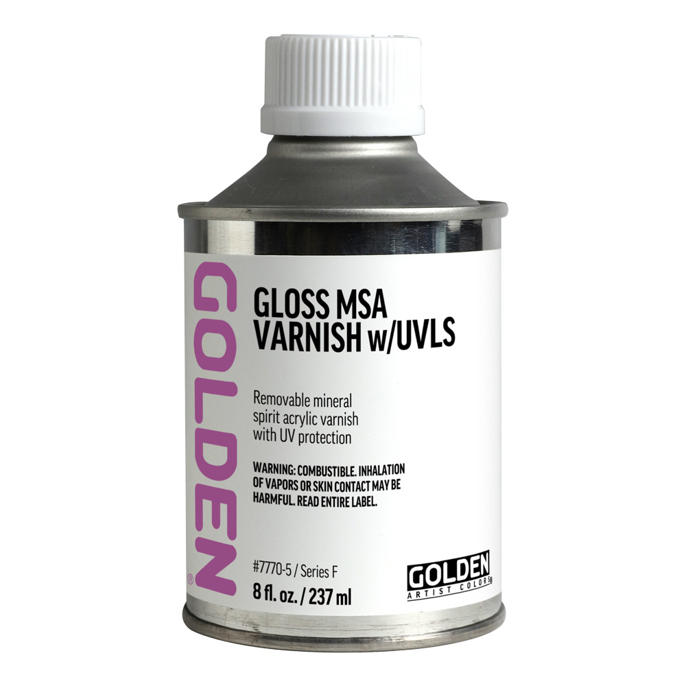 Golden MSA Varnish w/ULVS Gloss 8oz UN3082