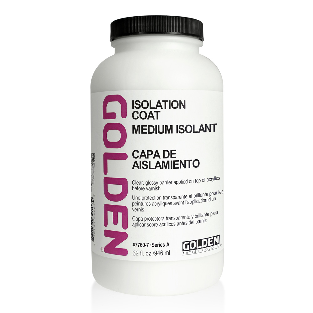 Golden Acryl Medium Isolation Coat 32 oz