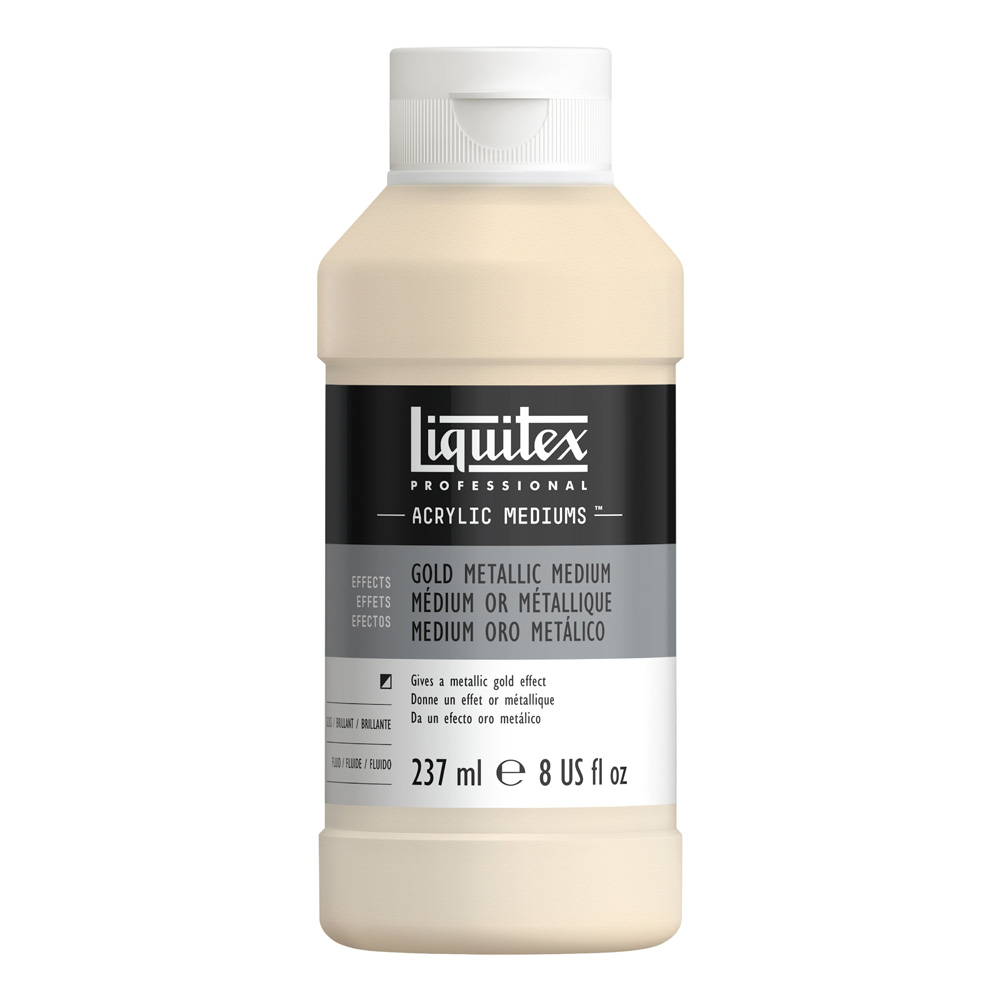 Liquitex Gold Metallic Medium 8 oz