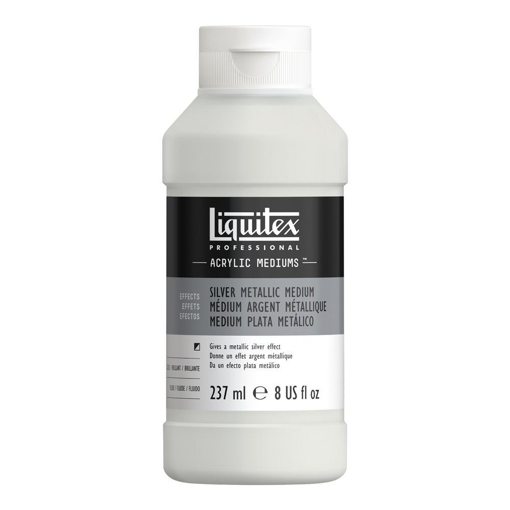 Liquitex Silver Metallic Medium 8 oz