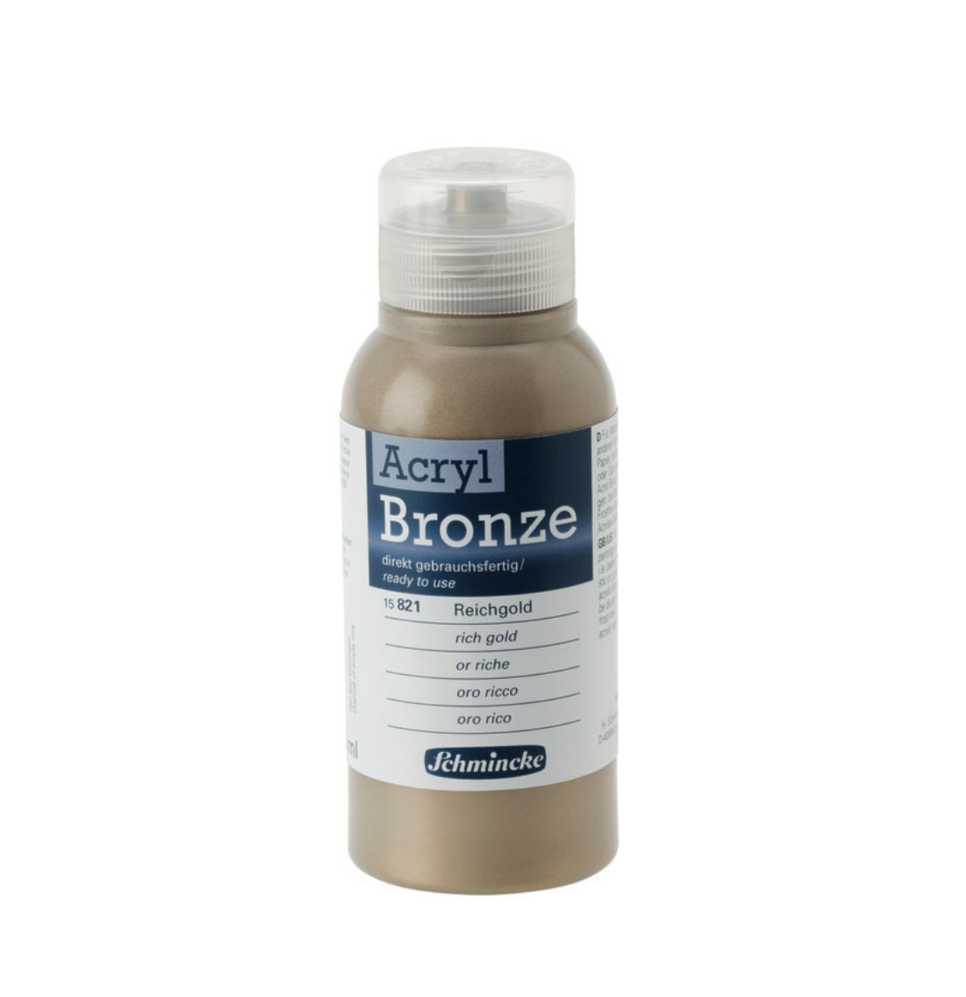 Schmincke Acrylic Bronze Rich Gold 150 ml