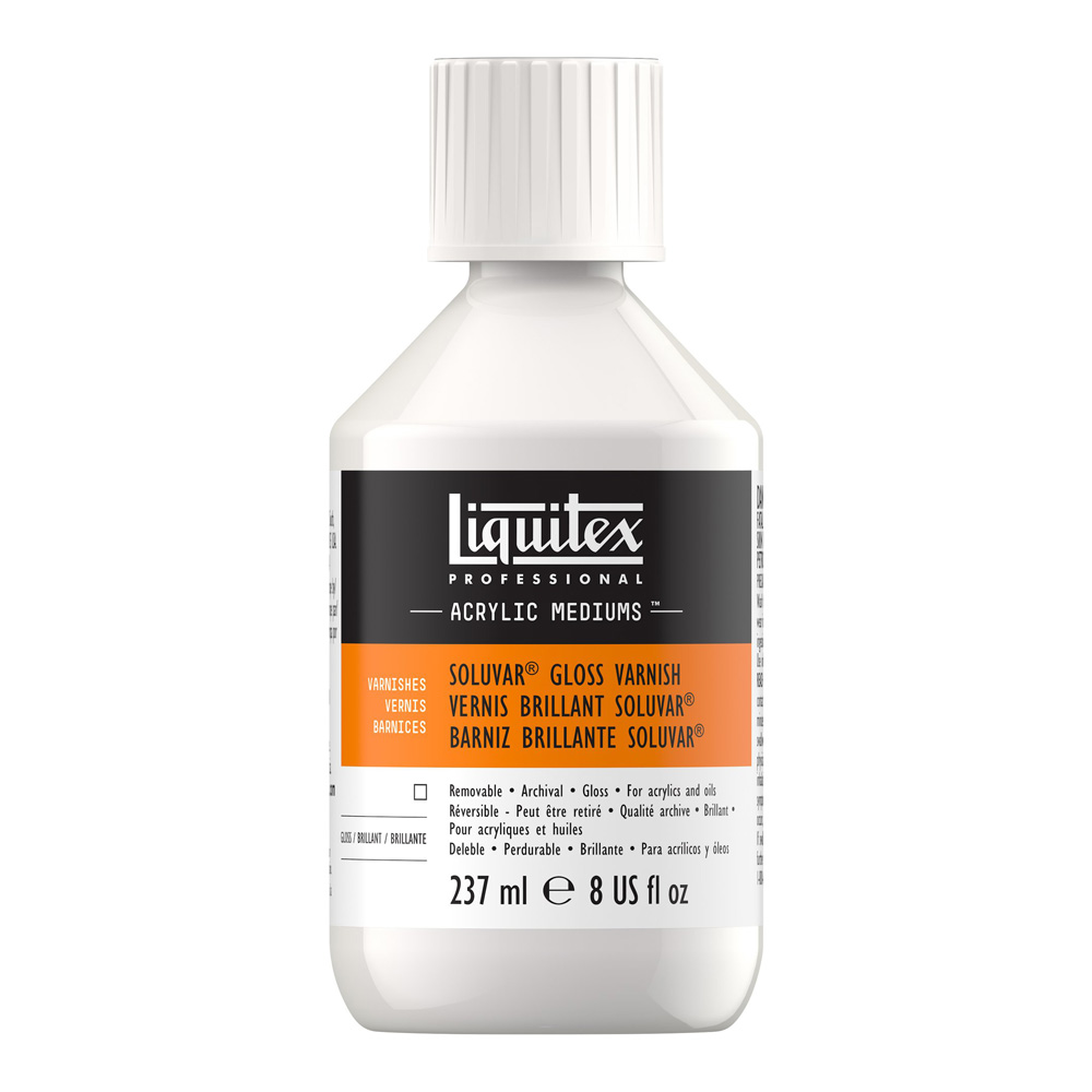 Liquitex Soluvar Gloss Final Varnish 8 oz