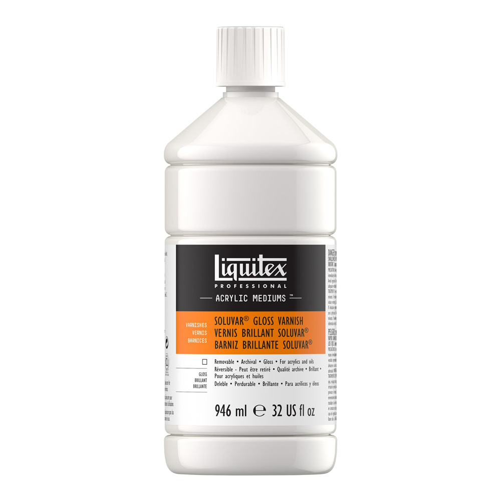 Liquitex Soluvar Gloss Final Varnish 32 oz