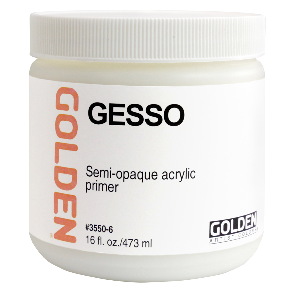 Golden Acrylic Gesso 16 oz