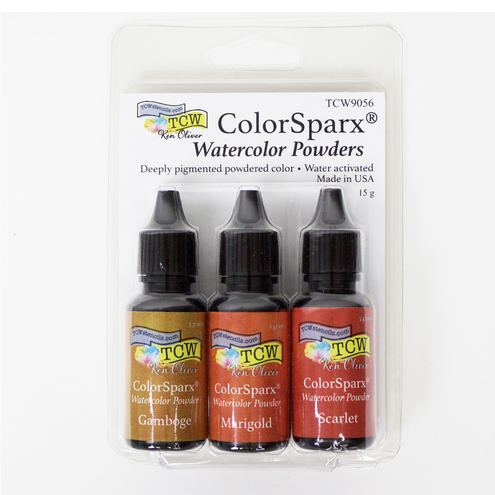 ColorSparx Watercolor Powder 3pk Sun Splash