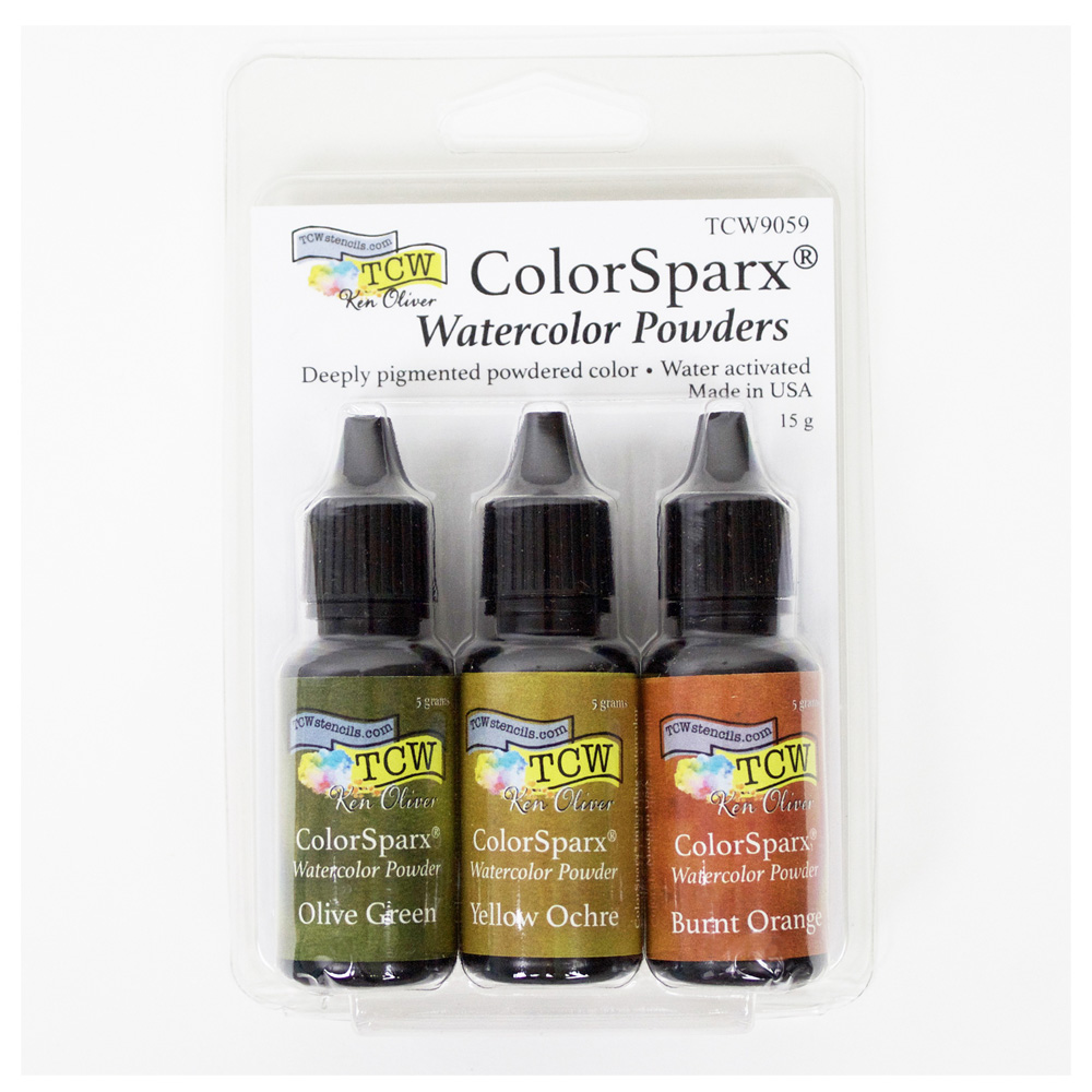 ColorSparx Watercolor Powder 3pk Grassland