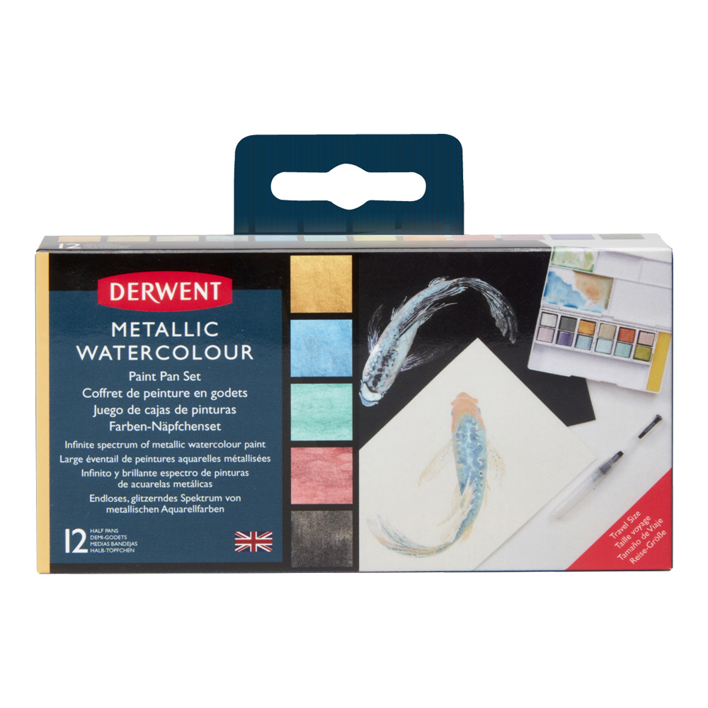 Derwent Metallic Paint Pan Set/12