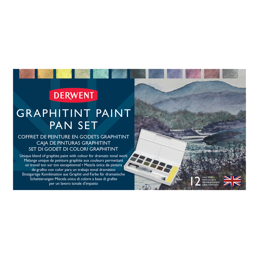 Derwent Graphitints Paint Pan Set/12