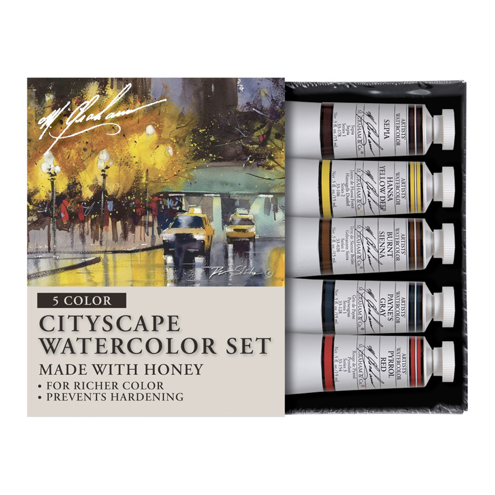 M. Graham Tube Wc Cityscape 5 Color Set