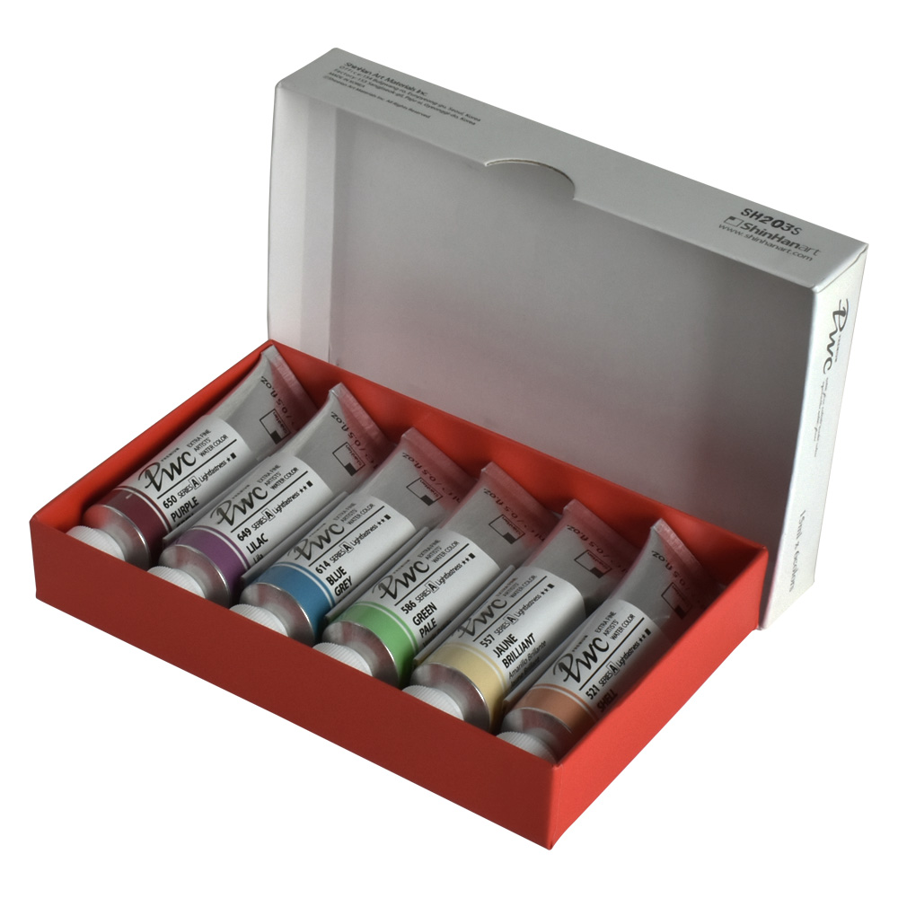 Shinhan Premium Watercolor 15ml Tint 6 Set A