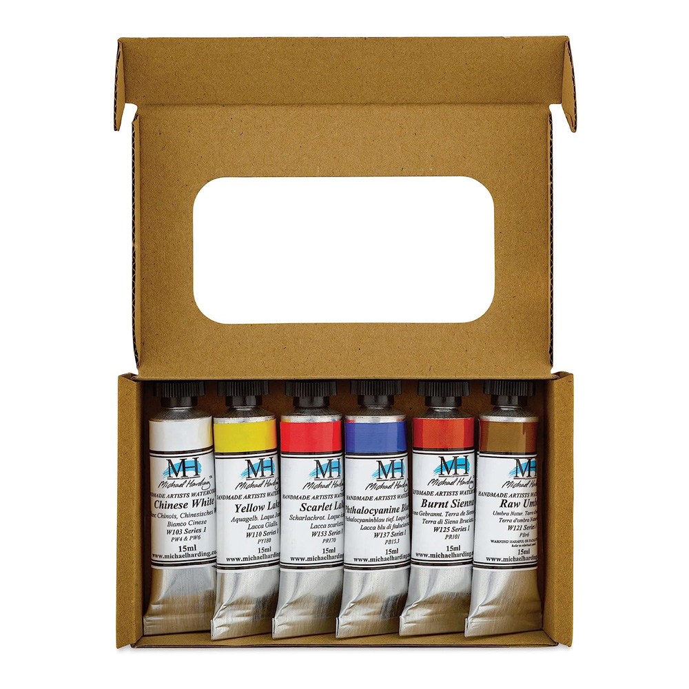 M Harding Watercolor Primary Set of 6 Colors