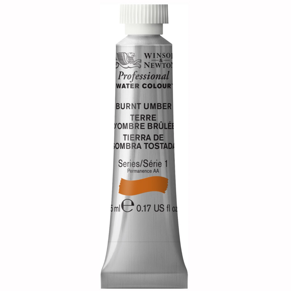 W&N Artist Watercolor 5 ml Burnt Umber