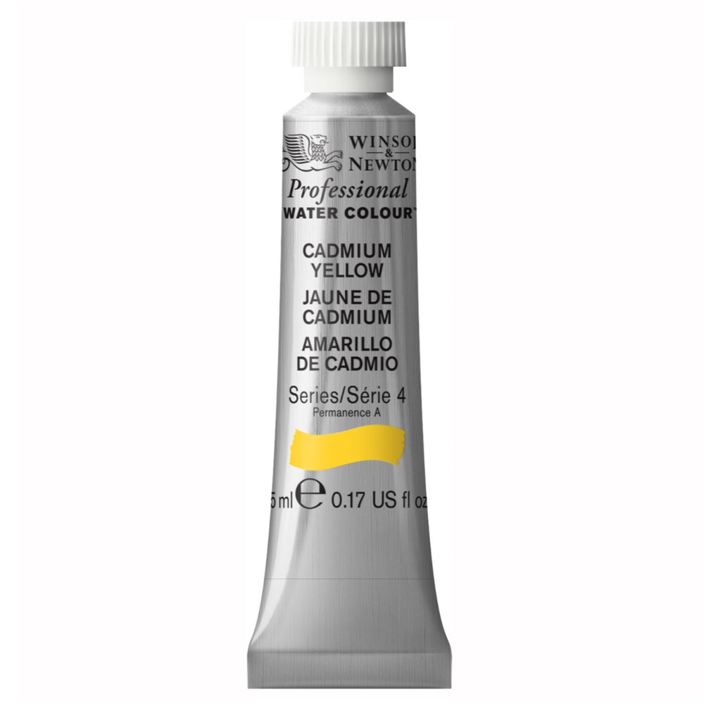 W&N Artist Watercolor 5 ml Cadmium Yellow