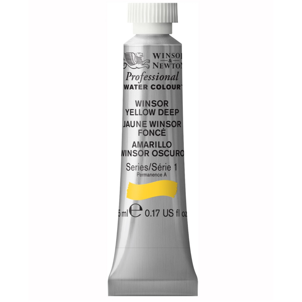 W&N Artist Watercolor 5 ml Winsor Yellow Deep